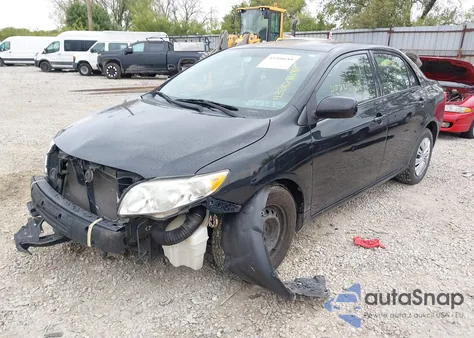 2009 Toyota Corolla Le z USA, uszkodzony, nr VIN 2T1BU40E59C163729